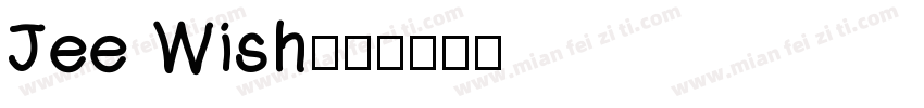 Jee Wish字体转换